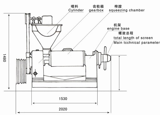 雙象榨油機(jī)結(jié)構(gòu)